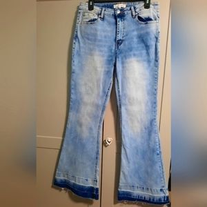 NWOT Almost Famous bell-bottoms jeans. Size 11